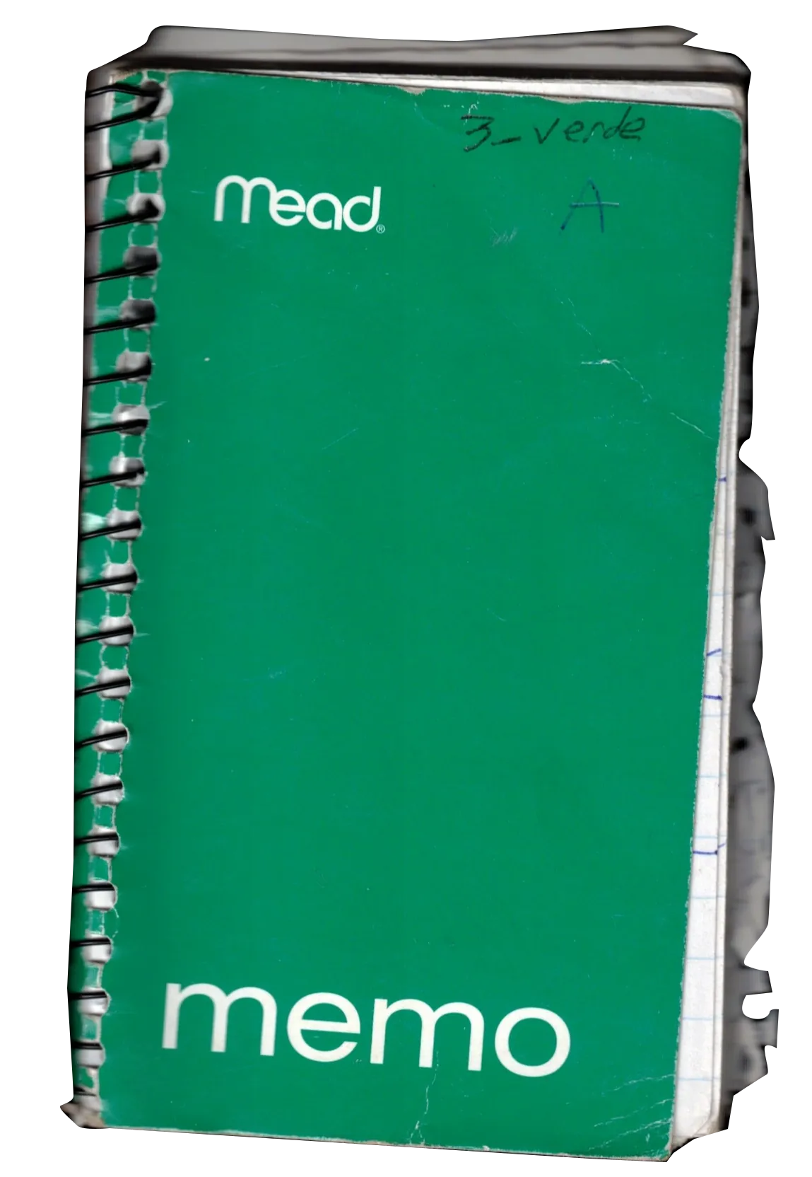 Cover of Notebook 03 (Green)