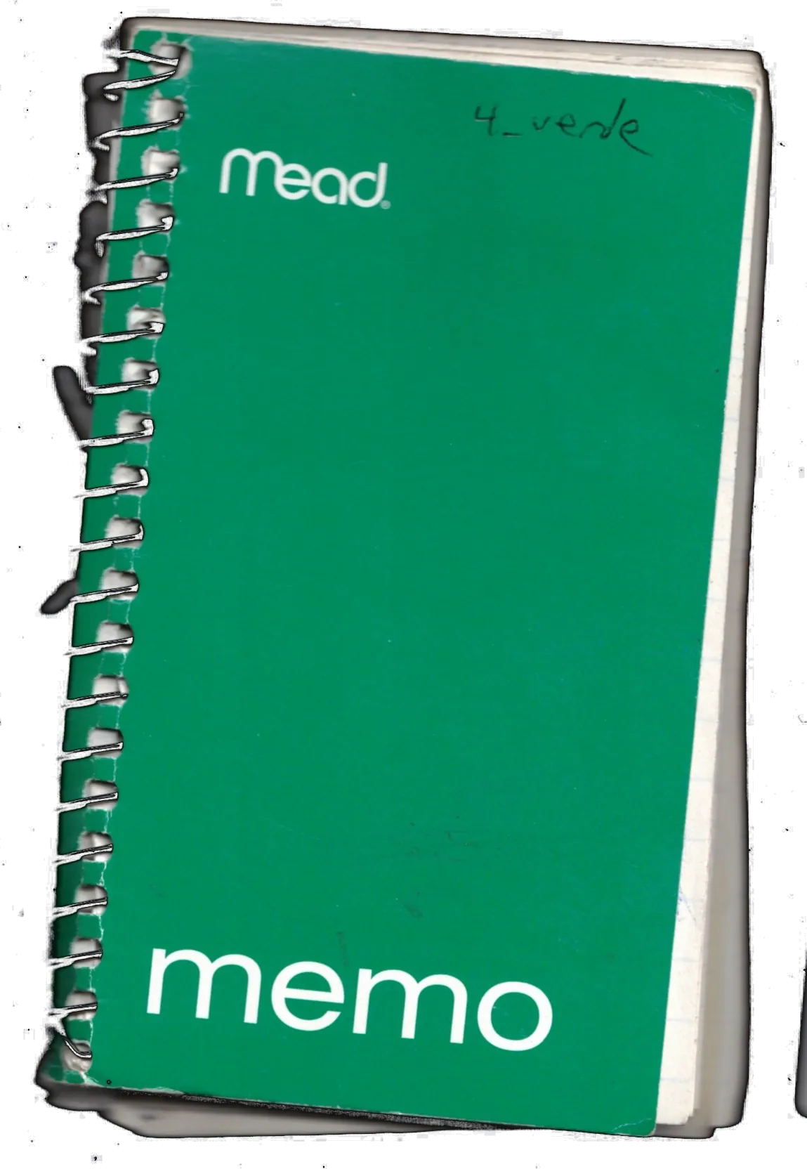 Cover of Notebook 04 (Green)